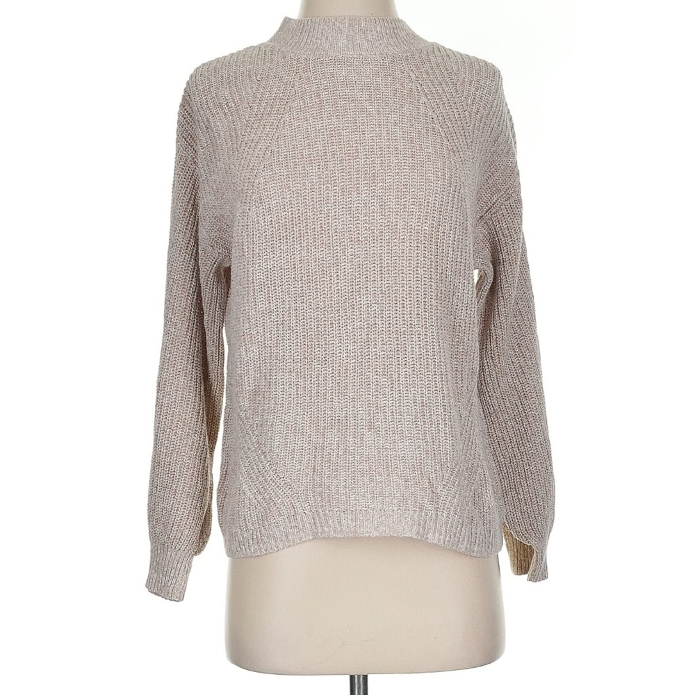 Old Navy Mock Neck Sweater - size: small color: taupe